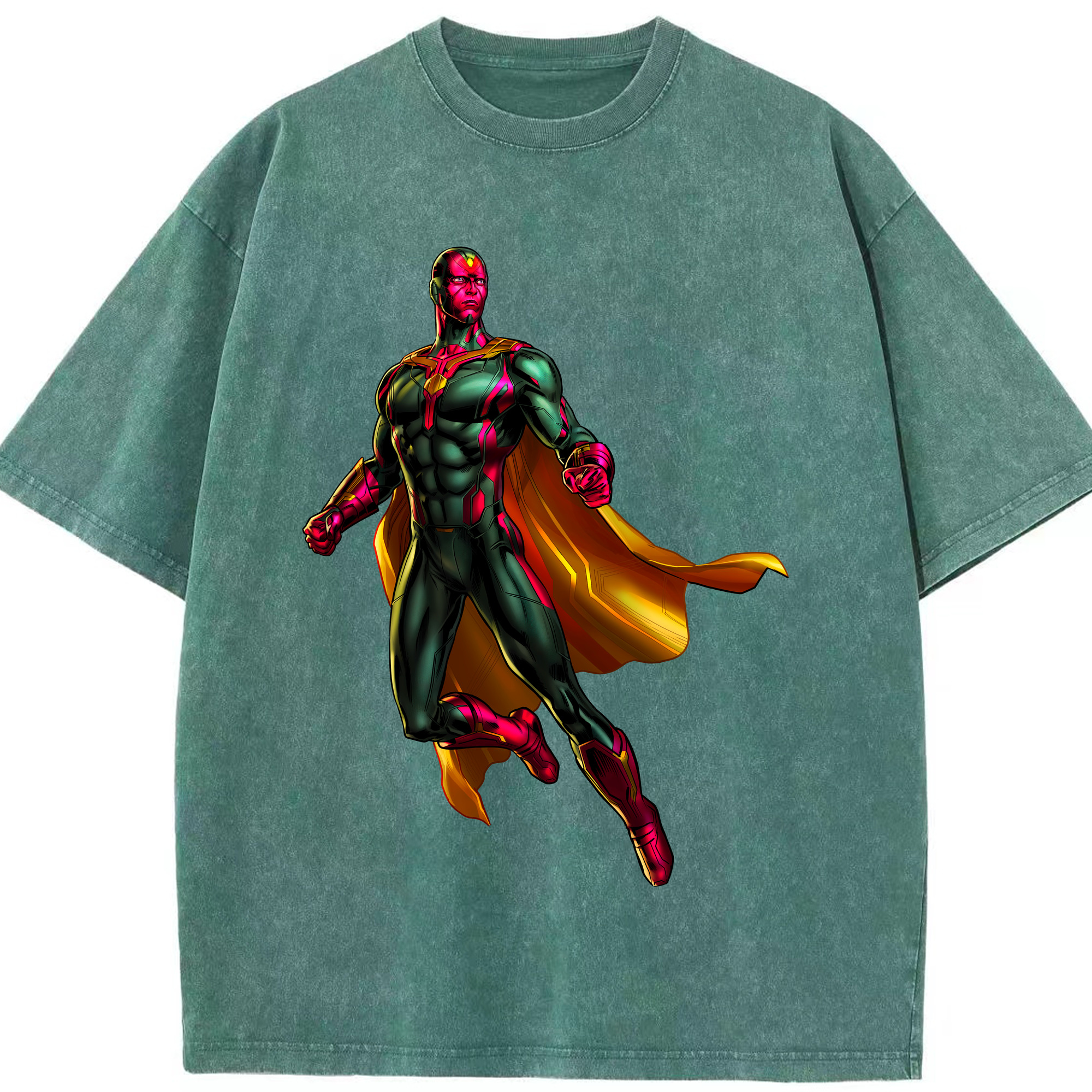 （画像用） アベンジャーズ The Avengers 綿100% ヴィンテージ風 半袖Tシャツ（フロントプリント）